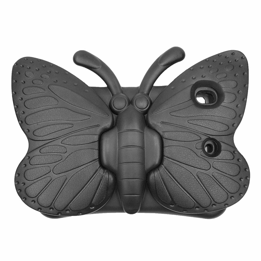 Barnedeksel sommerfugl iPad 10.2 9th Gen (2021) svart