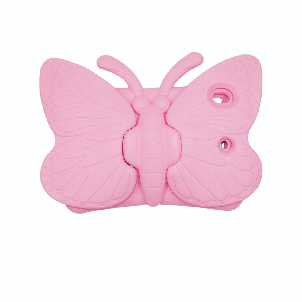 Apple iPad 10.2 barnedeksel sommerfugl rosa