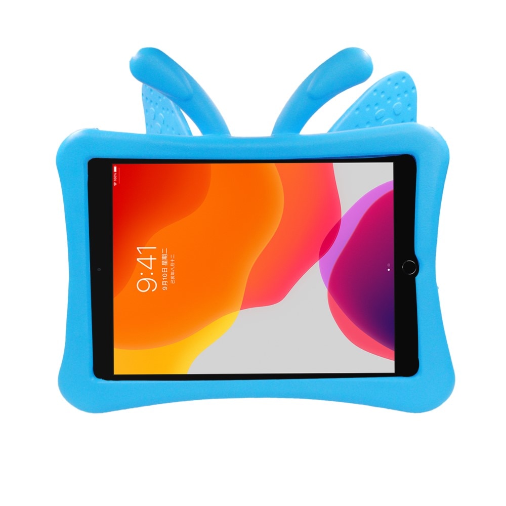 Barnedeksel sommerfugl iPad 10.2 8th Gen (2020) blå