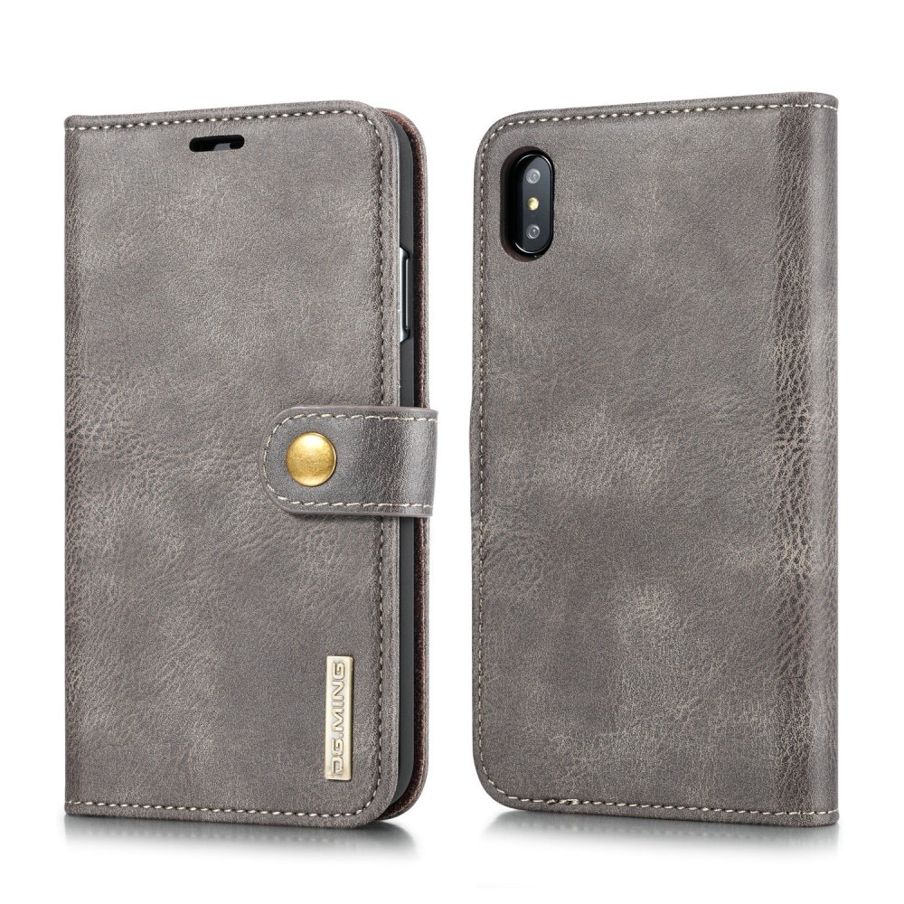 Magnet Wallet iPhone Xs Max Brown