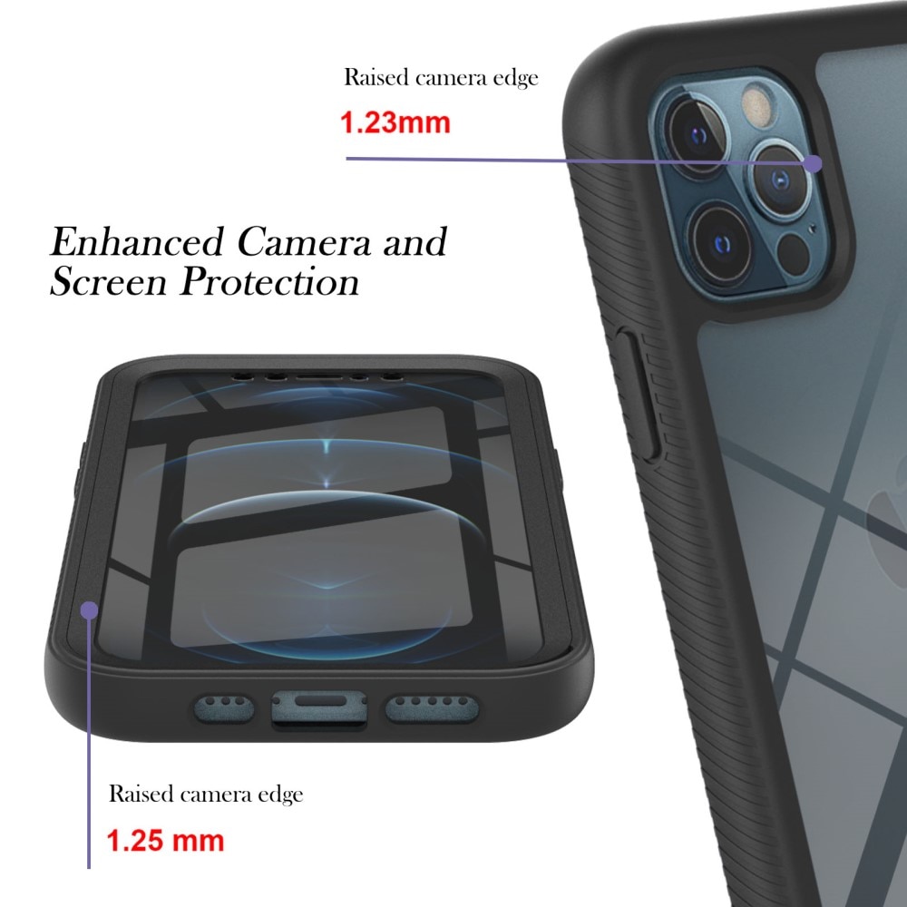 Full Protection Case iPhone 12 Pro Max Svart
