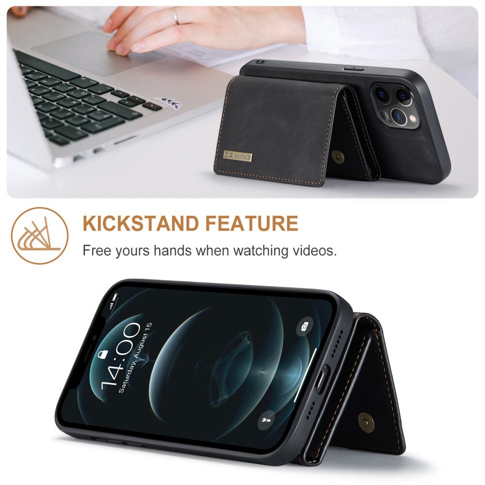 Magnetic Card Slot Case iPhone 12 Pro Max Svart