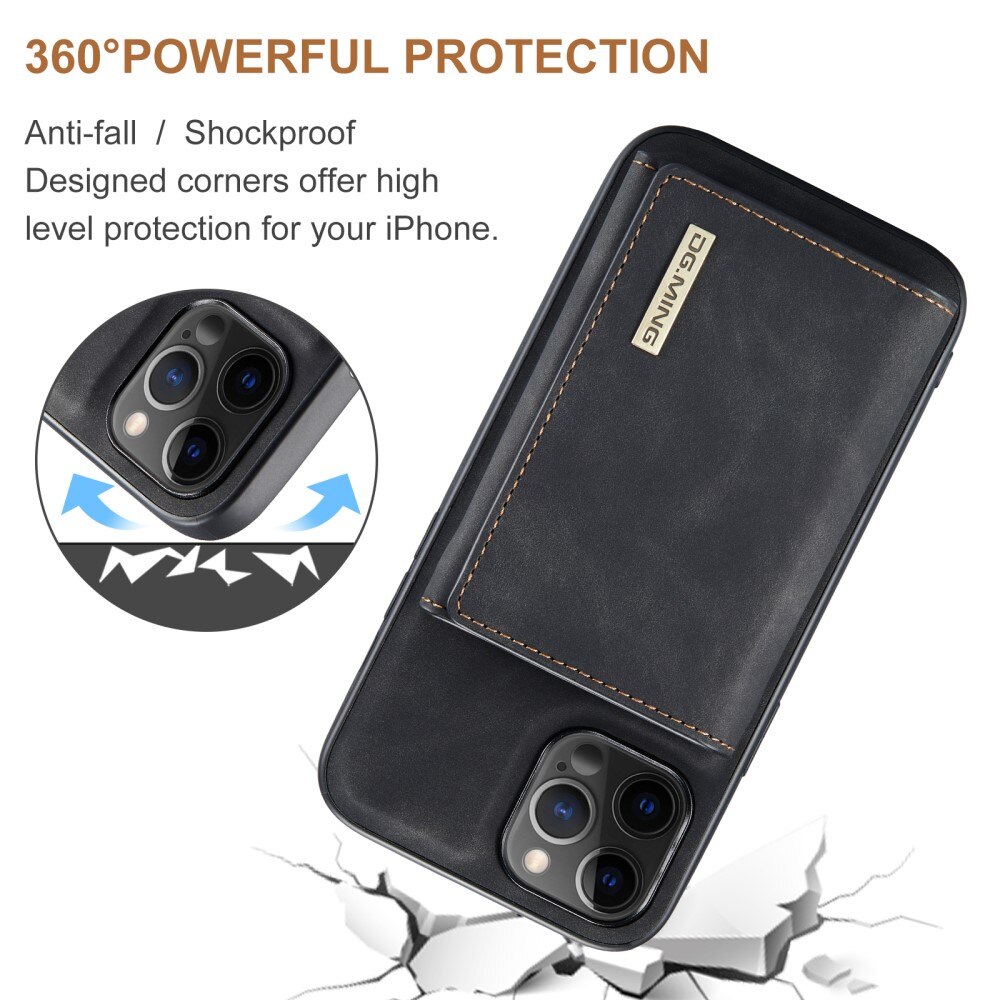 Magnetic Card Slot Case iPhone 12 Pro Max Svart