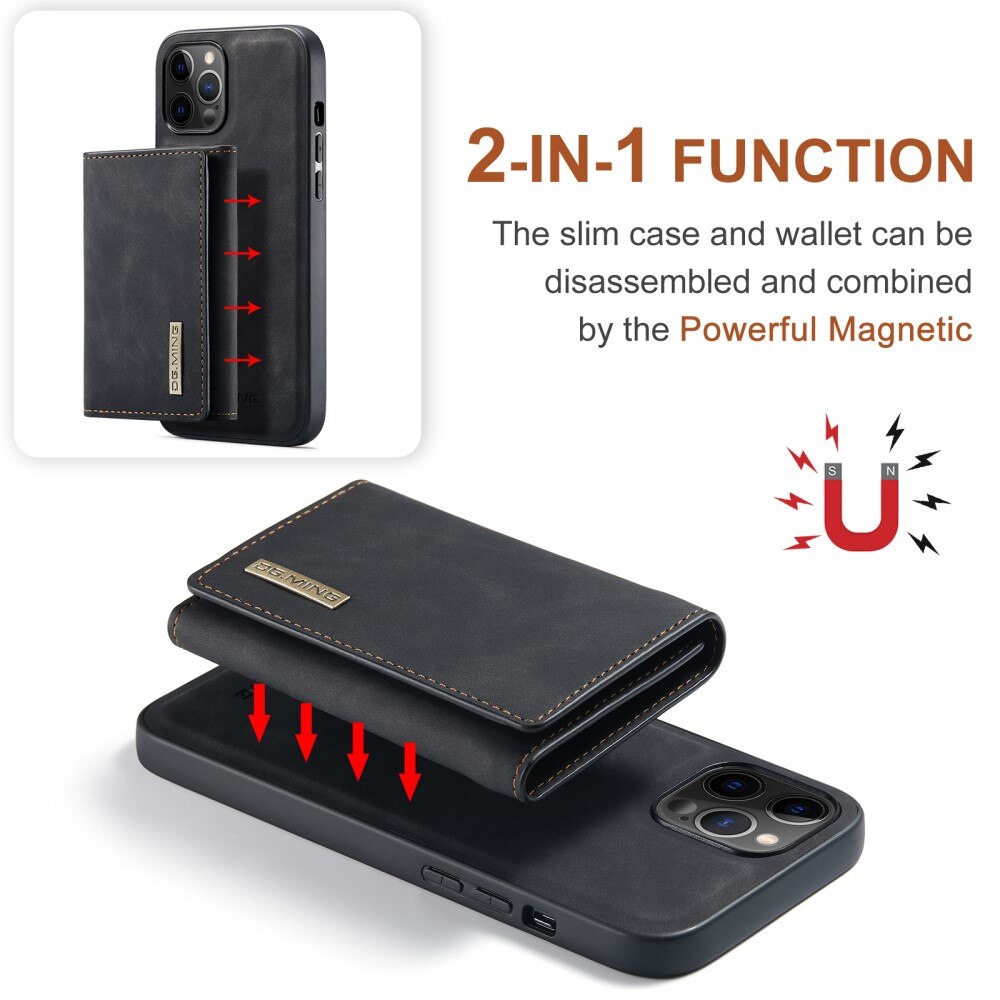 Magnetic Card Slot Case iPhone 12 Pro Max Svart