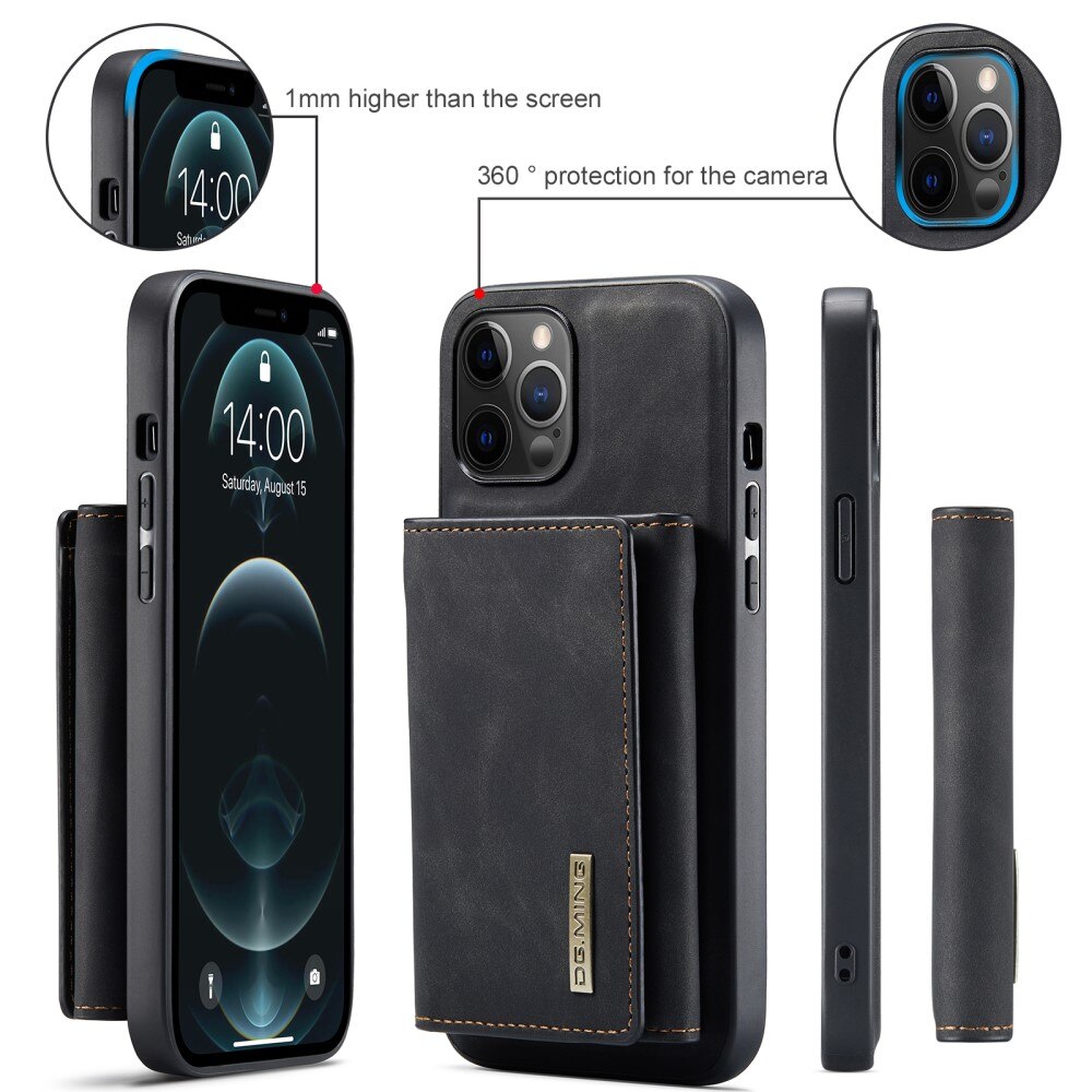 Magnetic Card Slot Case iPhone 12 Pro Max Svart