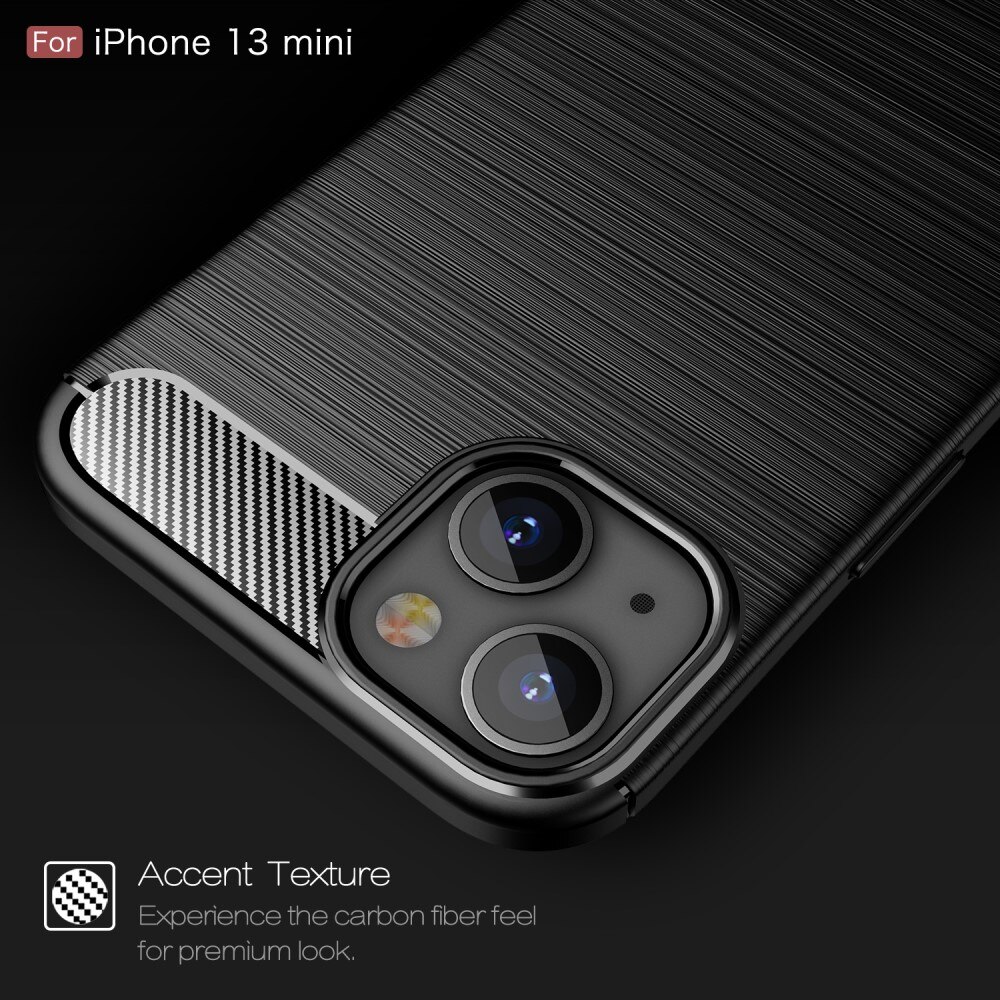Apple iPhone 13 Mini Deksel TPU Brushed Svart