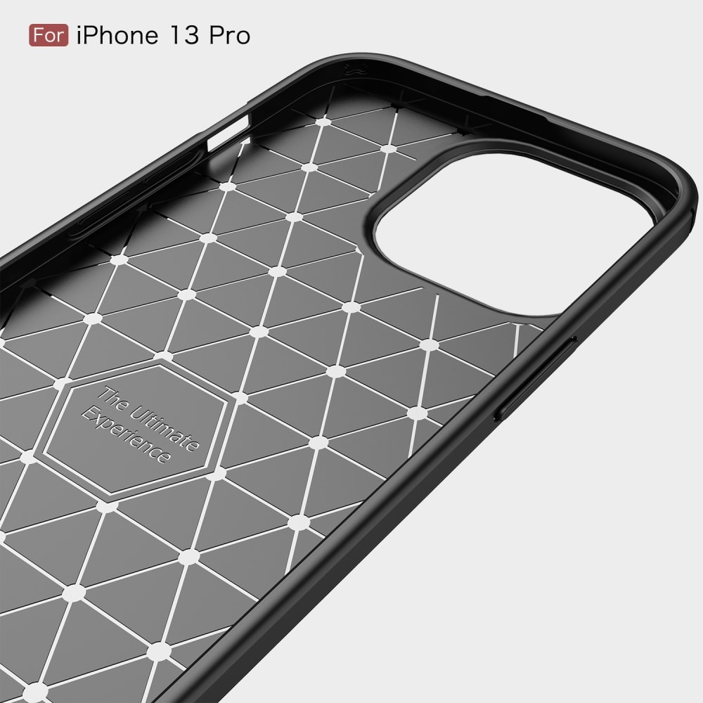 iPhone 13 Pro Deksel TPU Brushed Svart