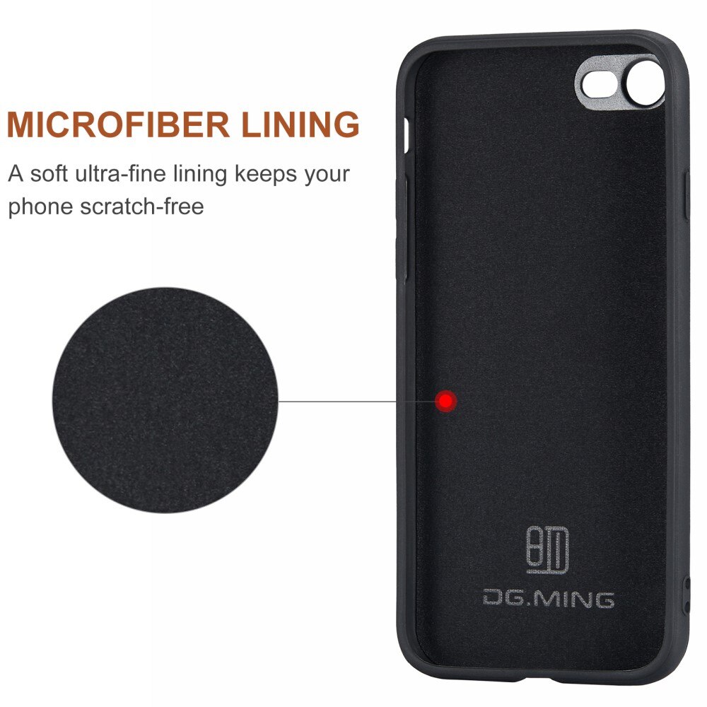 Magnetic Card Slot Case iPhone SE 2022 Svart