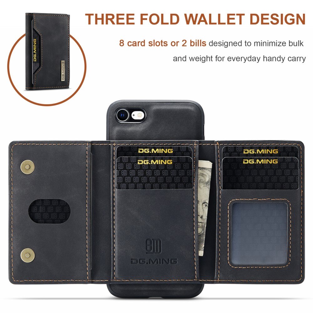 Magnetic Card Slot Case iPhone 8 Black