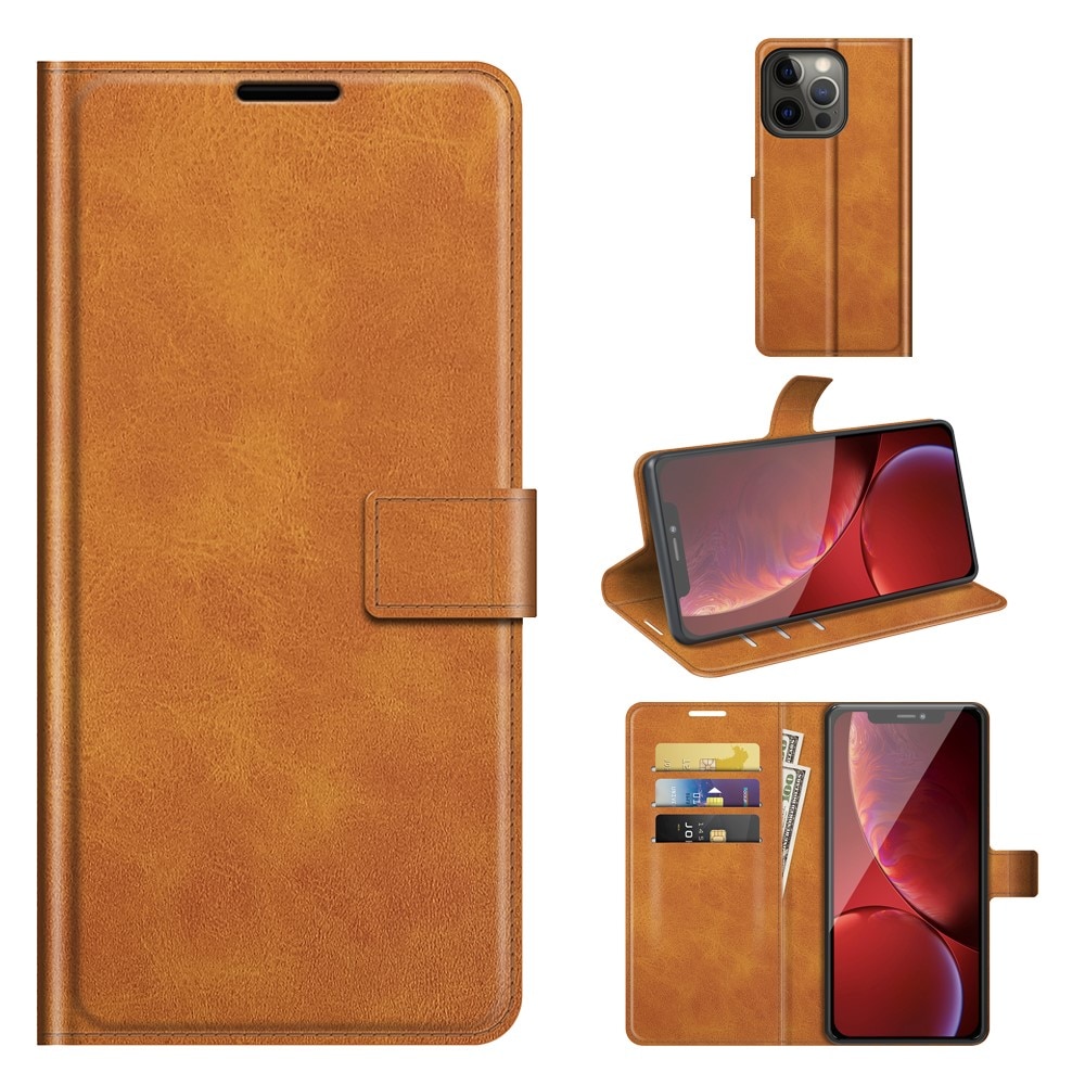 Leather Wallet iPhone 13 Pro Cognac