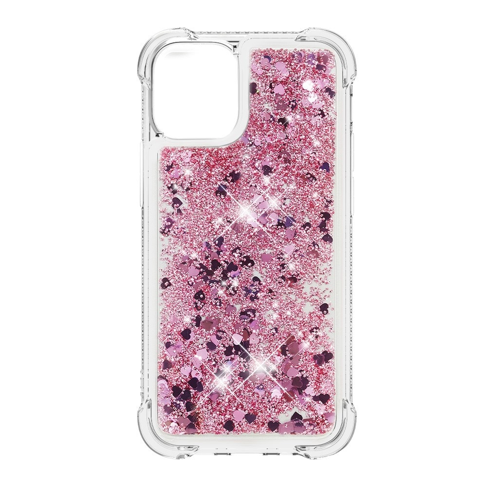 Glitter Powder TPU Case iPhone 13 rosegull
