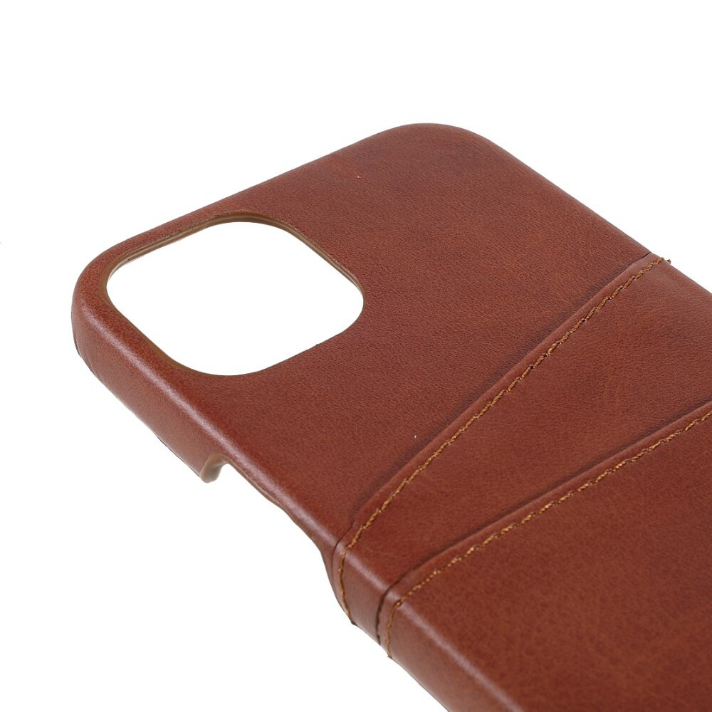 Card Slots Case Apple iPhone 13 brun