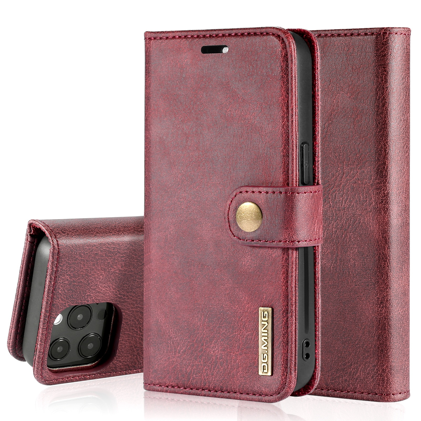 Magnet Wallet iPhone 13 Pro Max Red