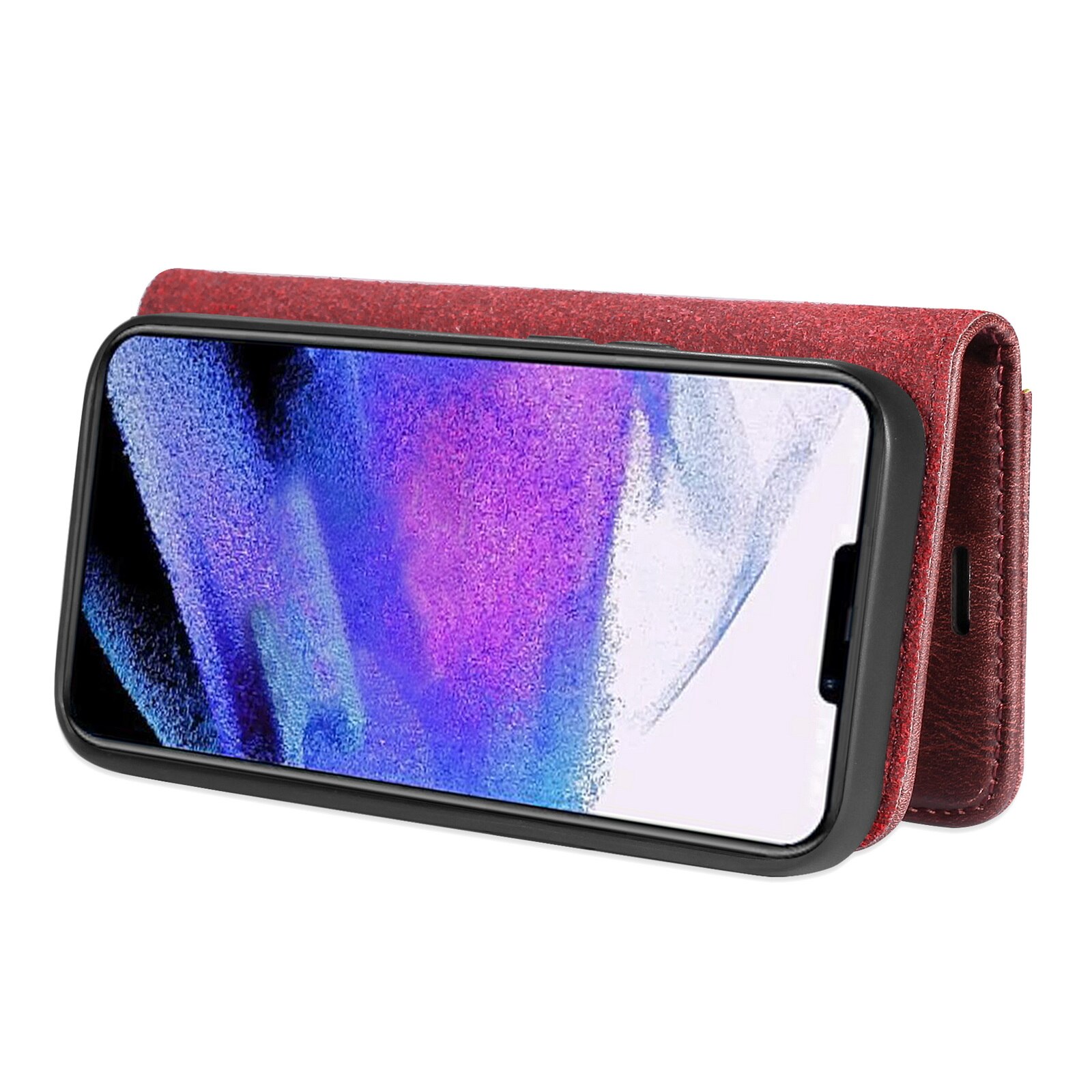 Magnet Wallet iPhone 13 Pro Max Rød