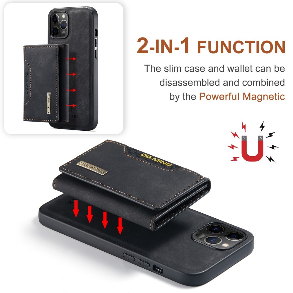 Magnetic Card Slot Case iPhone 13 Pro Max Svart