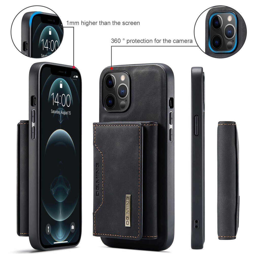 Magnetic Card Slot Case iPhone 13 Pro Max Svart