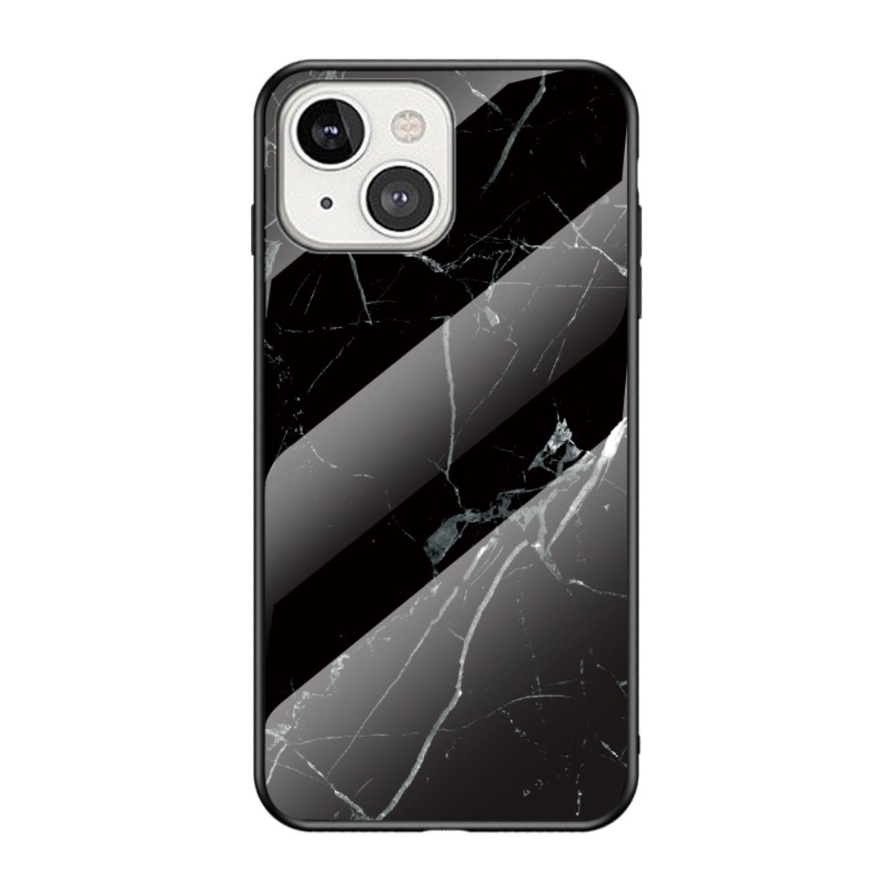 Herdet Glass Deksel Apple iPhone 13 svart marmor
