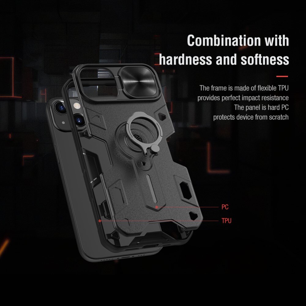 CamShield Armor Deksel iPhone 13 svart