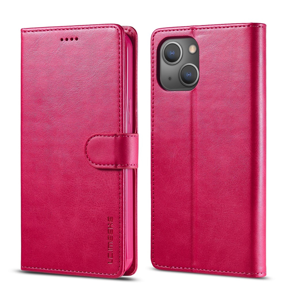 Lommebokdeksel iPhone 13 rosa