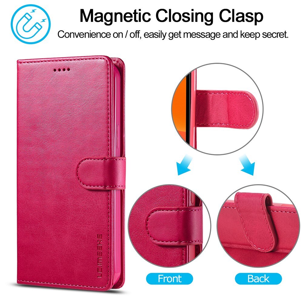 Lommebokdeksel iPhone 13 rosa