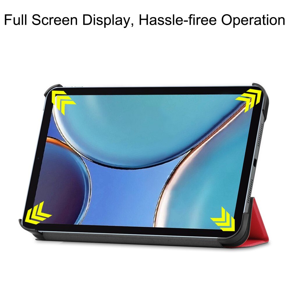 Etui Tri-fold Apple iPad Mini 6th Gen (2021) Rød
