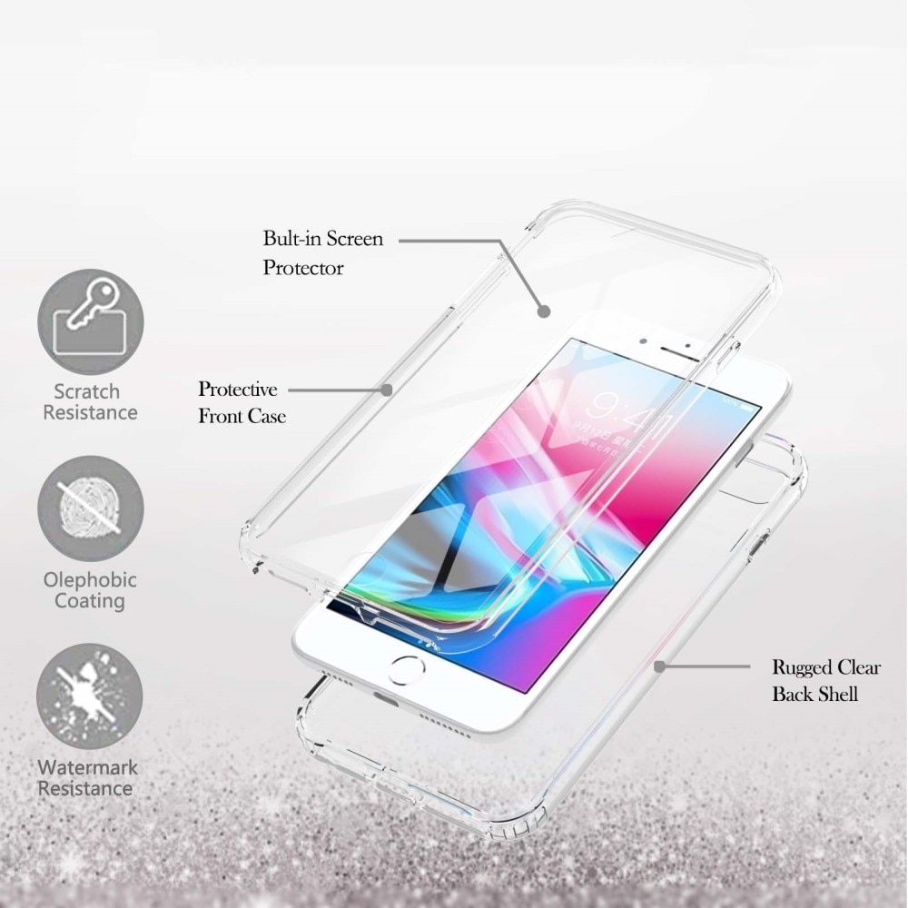 Full Protection Case iPhone SE (2020) gjennomsiktig