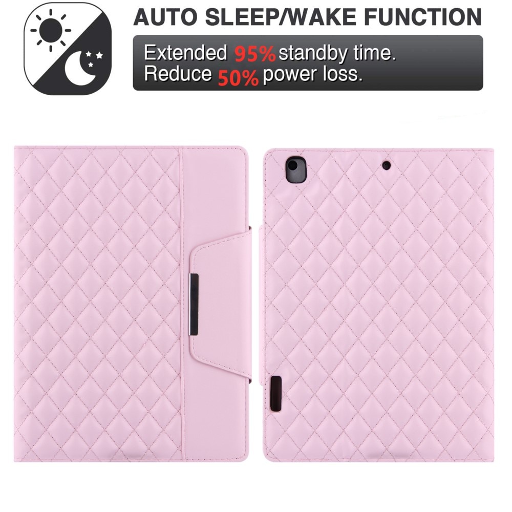 Etui iPad 10.2 9th Gen (2021) Quilted rosa