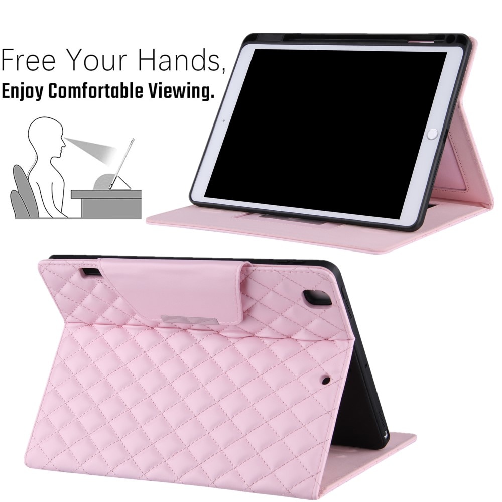 Etui iPad 10.2 9th Gen (2021) Quilted rosa