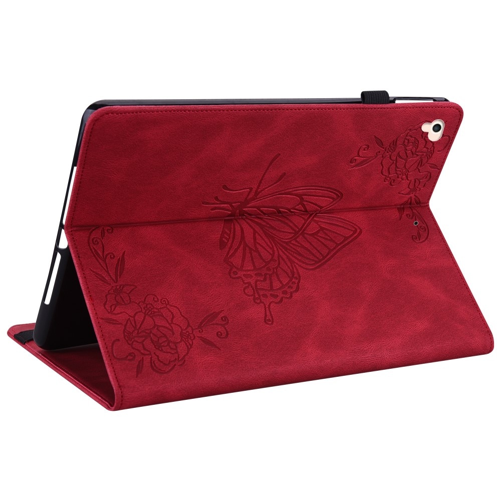 Lærveske Sommerfugler iPad Air 2 9.7 (2014) rød
