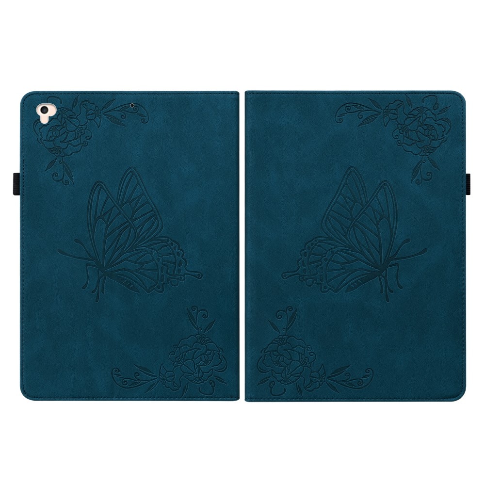 Lærveske Sommerfugler iPad Air 9.7 1st Gen (2013) blå