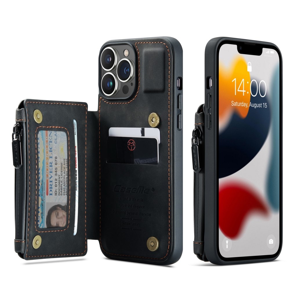 Multi-slot Deksel iPhone 13 Pro Max svart