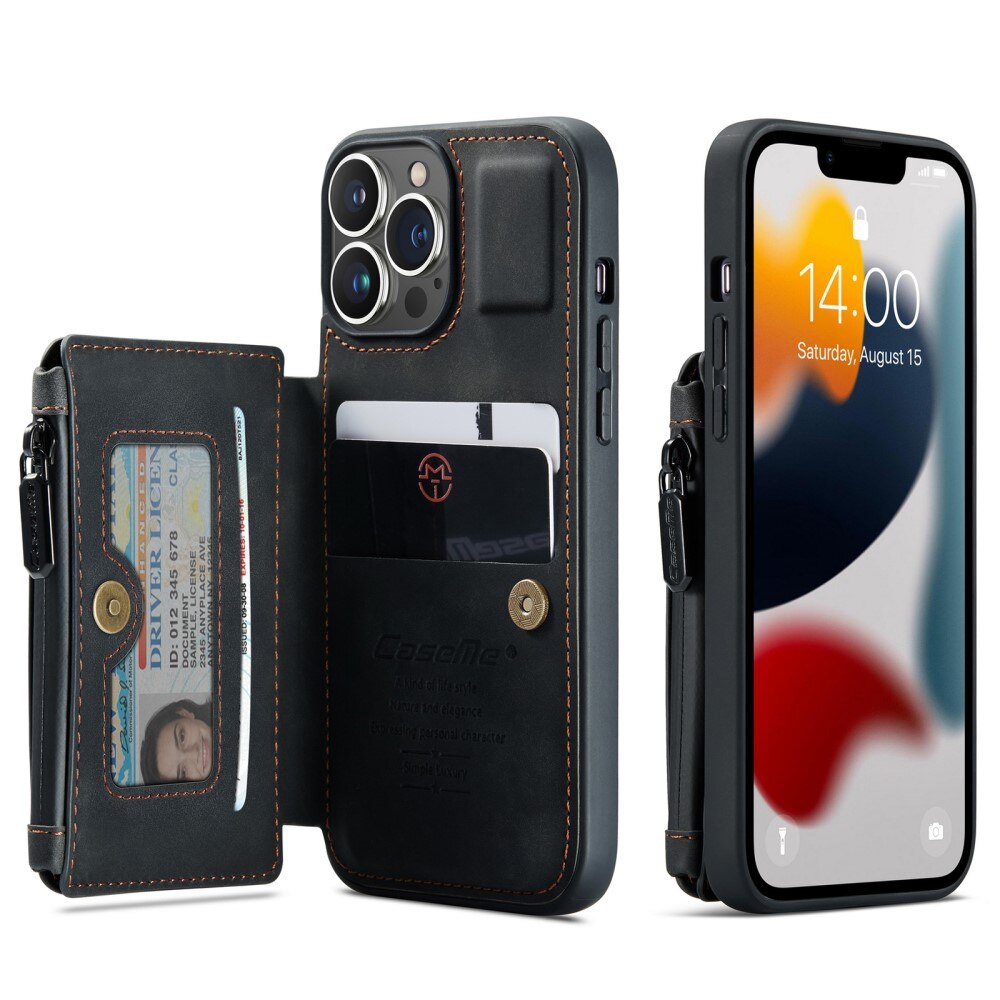 Multi-slot Deksel iPhone 13 Pro svart