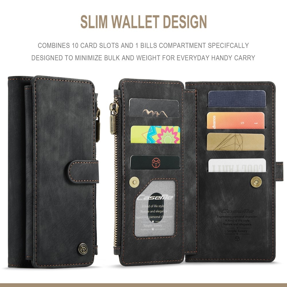 Zipper Wallet iPhone 13 Pro Max svart