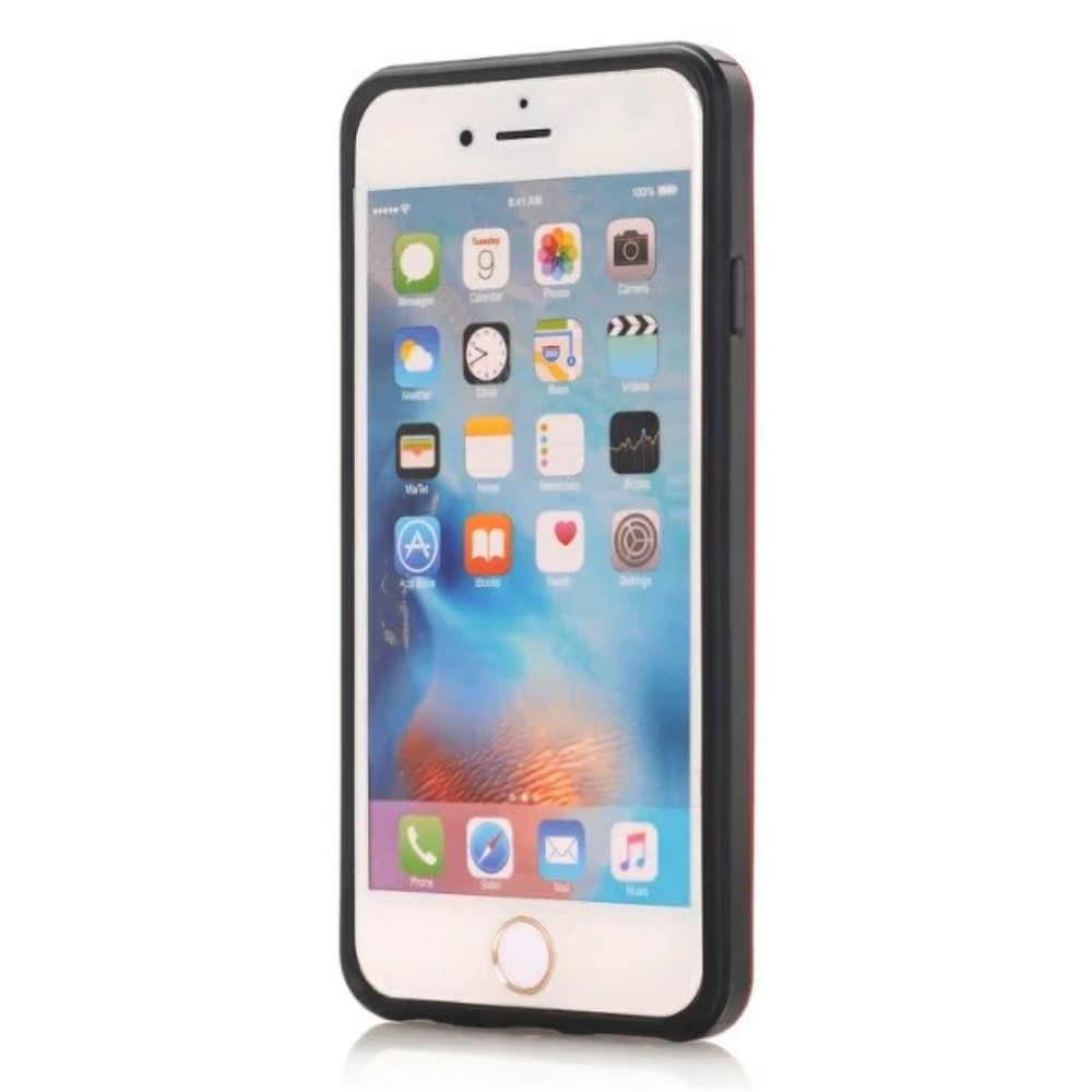 Deksel Kortholder iPhone SE 2020 Rød