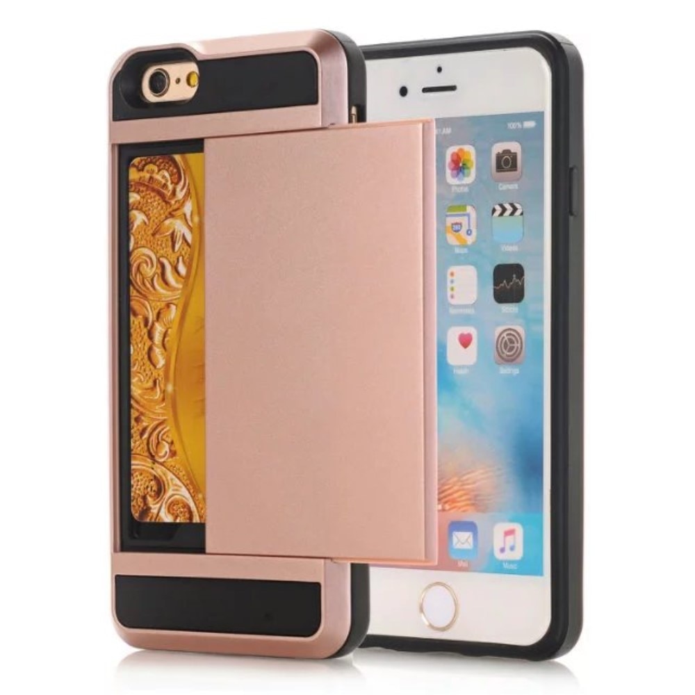Deksel Kortholder iPhone 7 Rosegull
