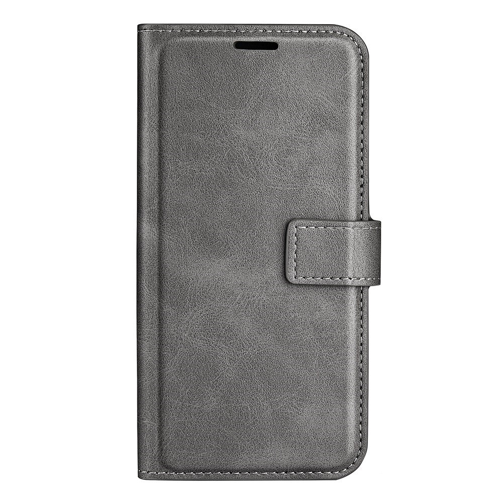 Leather Wallet iPhone 14 Pro Max Grey