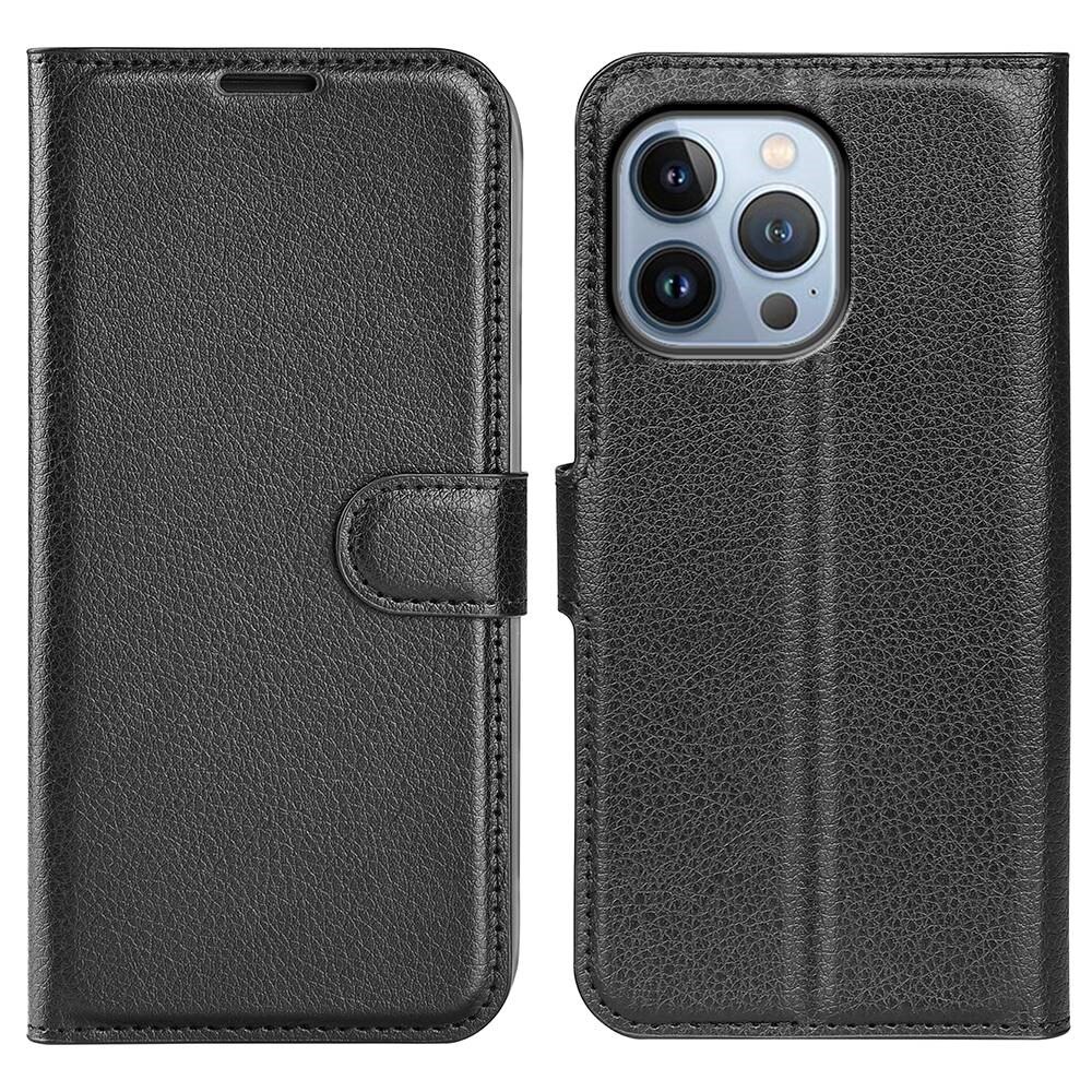 Mobilveske iPhone 15 Pro svart