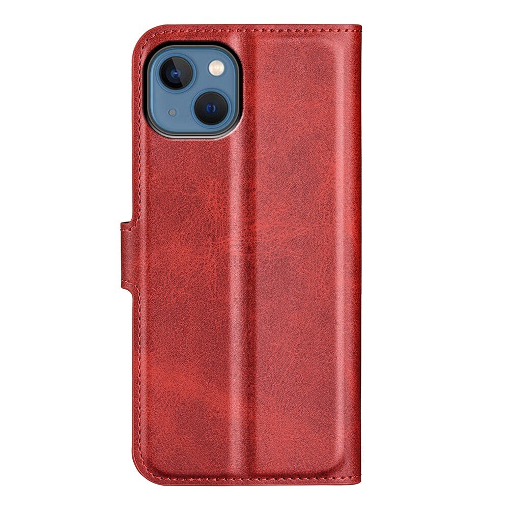 Leather Wallet iPhone 14 Red