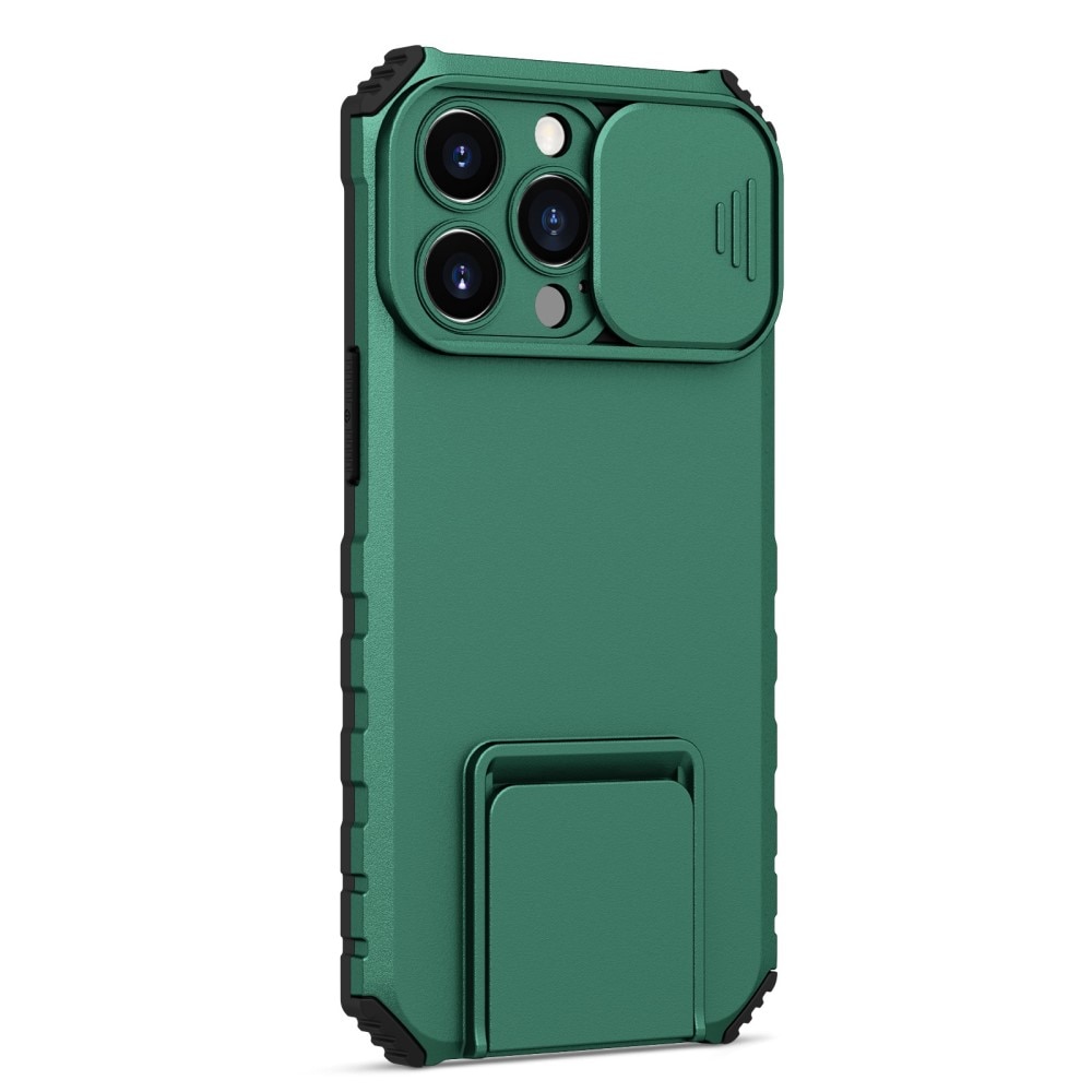 iPhone 13 Pro Kickstand Deksel kamerabeskyttelse grønn