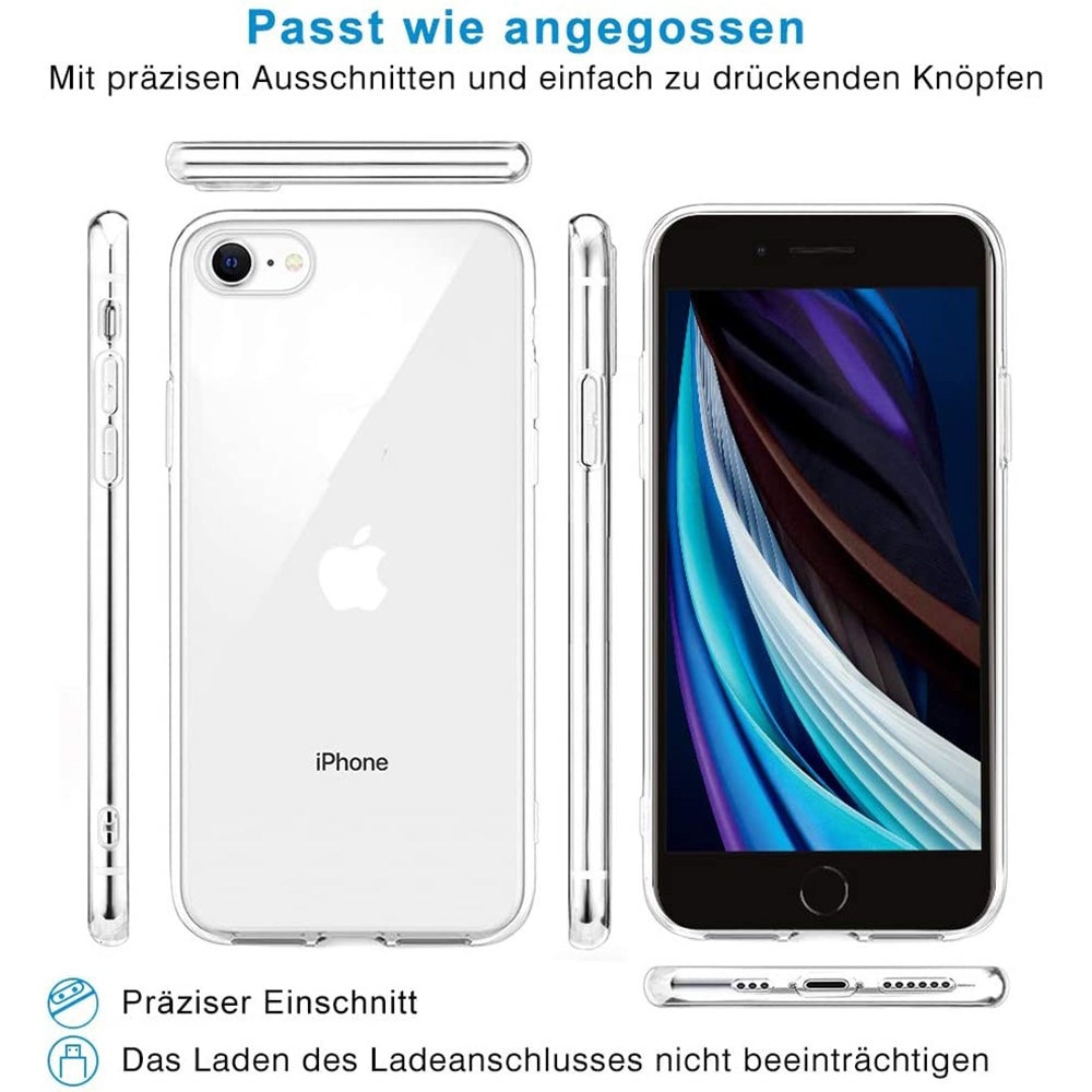 iPhone SE (2020) Deksel TPU gjennomsiktig