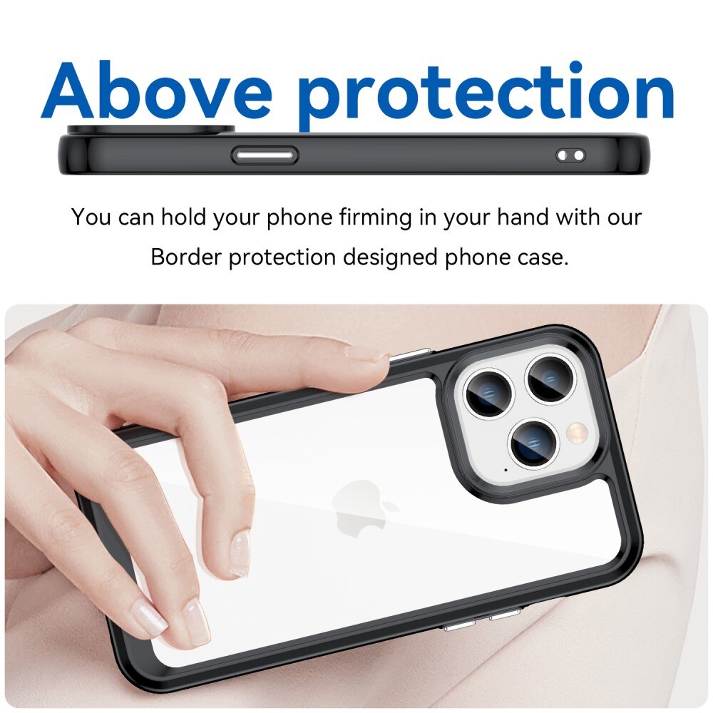 Hybriddeksel iPhone 14 Pro Svart