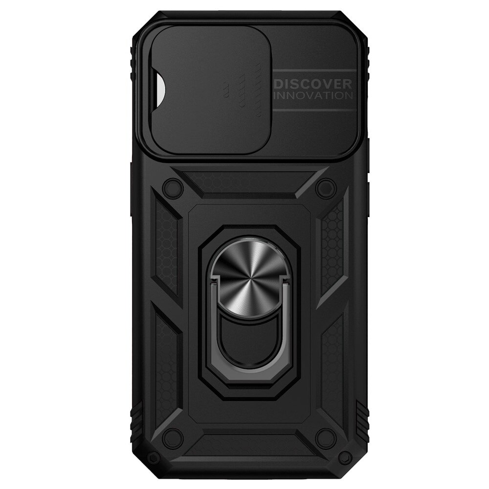 Hybriddeksel Ring + Kamerabeskyttelse iPhone 14 Pro Max Svart