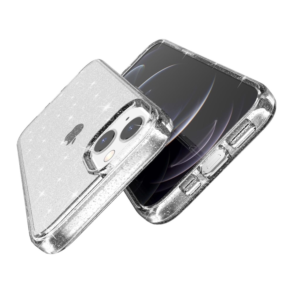 Liquid Glitter Case iPhone 14 Plus Transparent