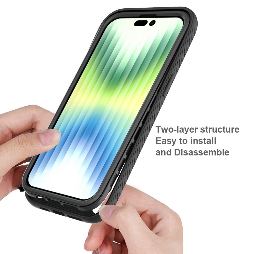 Full Protection Case iPhone 14 Pro Svart