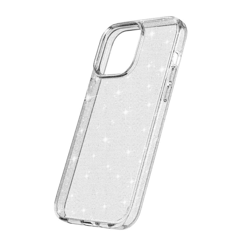 Liquid Glitter Case iPhone 15 Pro gjennomsiktig