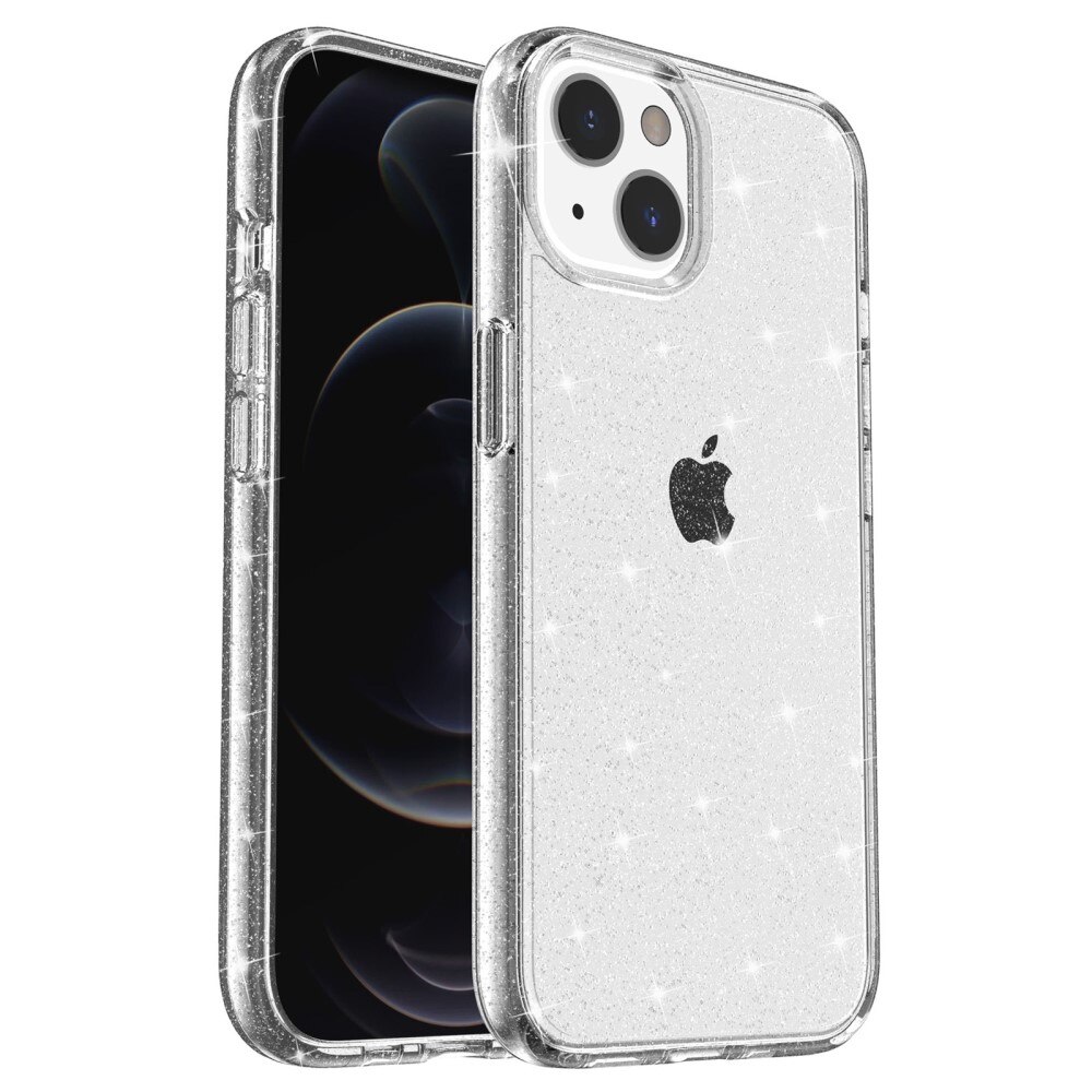 Liquid Glitter Case iPhone 15 Plus gjennomsiktig