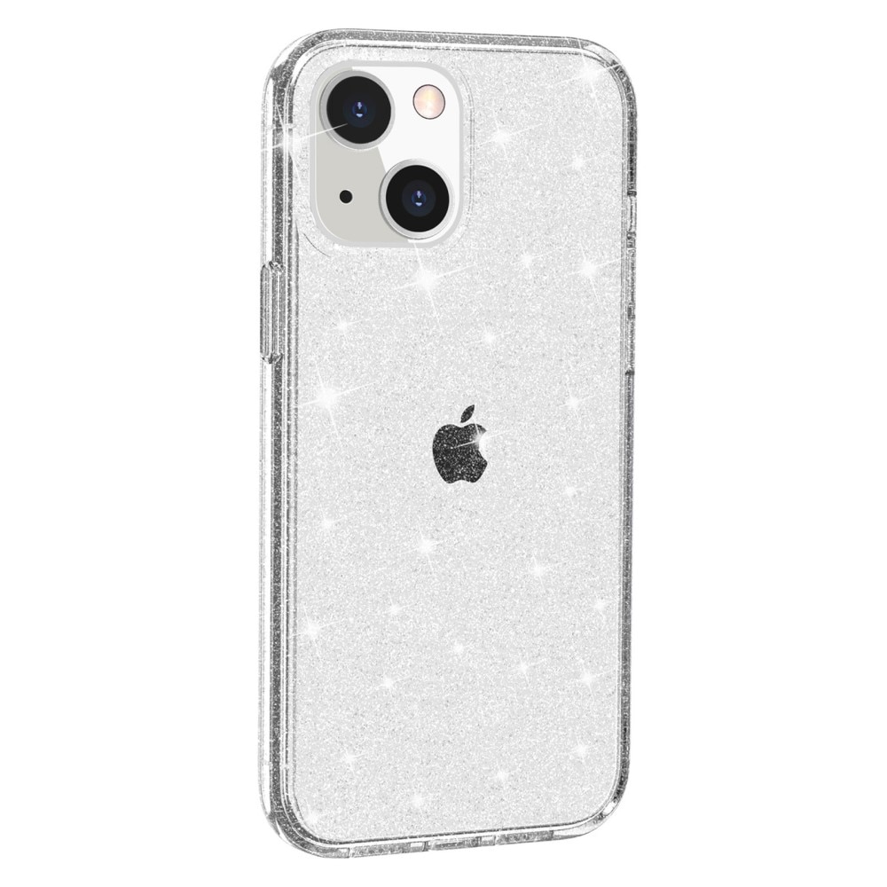Liquid Glitter Case iPhone 15 Plus gjennomsiktig