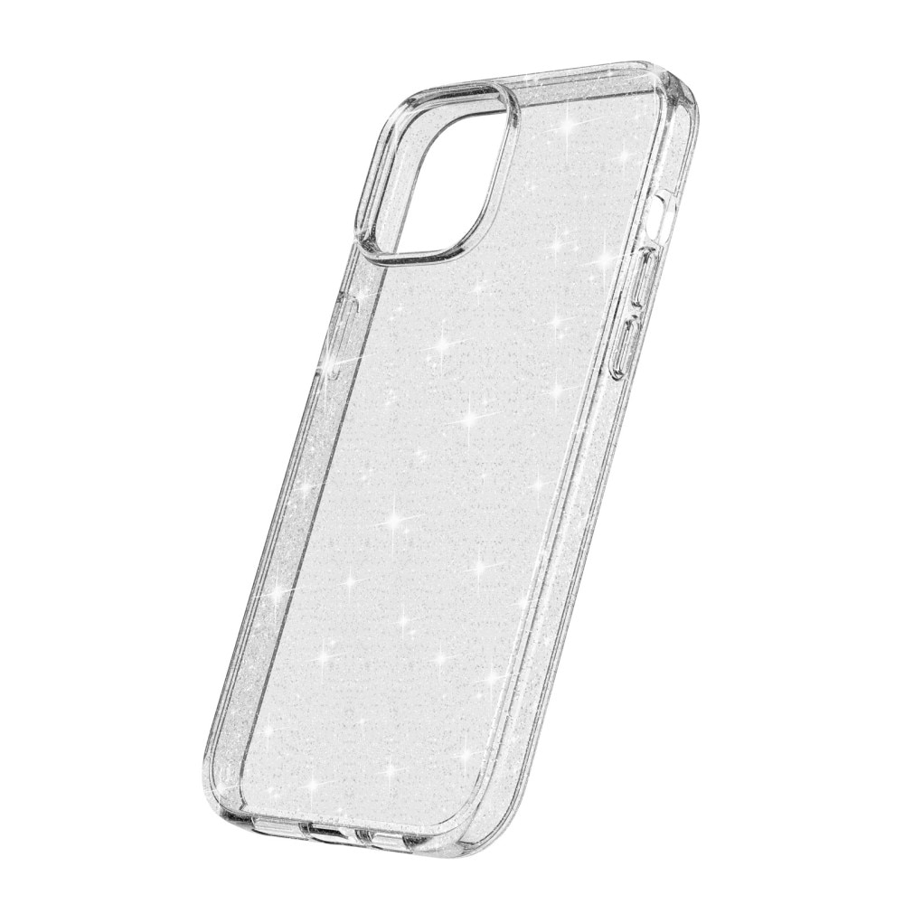 Liquid Glitter Case iPhone 15 gjennomsiktig