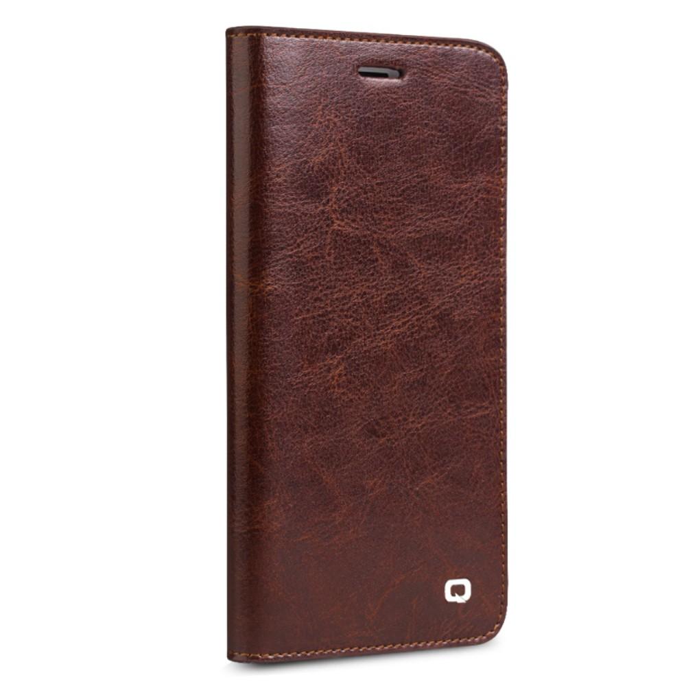 iPhone SE (2020) Leather Wallet Case Brown