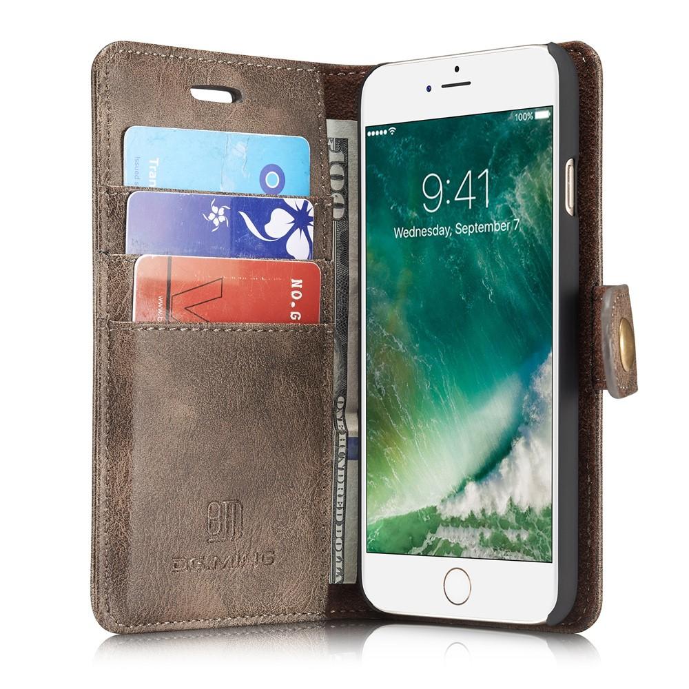 Magnet Wallet iPhone 8 Brown